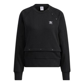 adidas (WMNS) adidas Originals AO Crew Sweatshirt Black HH9457