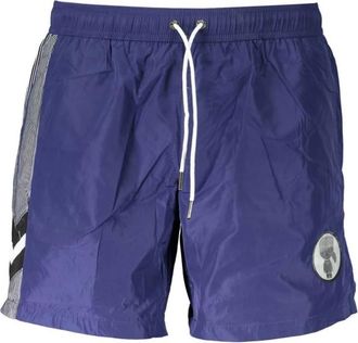 Karl Lagerfeld Polyester Zwemkleding - Heren - Strandmode - Blauw - S - Polyester - Badmode
