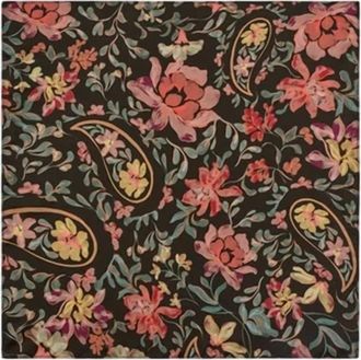 Johnny Was Womens English Fields Neck Scarf In Black