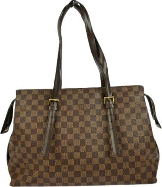Louis Vuitton Pre-owned Shoulder Bags, female, Brown, Size: ONE SIZE Pre-owned Vintage Shoulder Bag