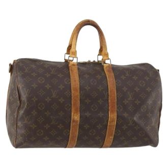 Louis Vuitton Pre-owned Weekend Bags, female, Brown, Size: ONE SIZE Pre-owned Boston Bag