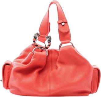 Bulgari Pre-owned Leren handtassen - Dames - Vintage Handtas - Roze - ONE Size - Leer - Vintage