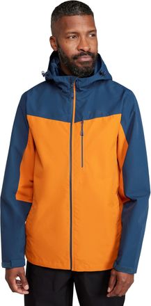 Mountain Warehouse Brisk Extreme Mens Waterproof Jacket - Adjustable Cuffs & Hood, Taped Seams Rain Coat, Breathable Jacket - For Spring Summer, Camping, Travelling & Ou
