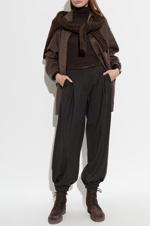Max Mara Wool Trousers Pergola, Womens, Brown