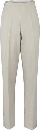 Generic Ladies Trousers Ankle Length Smart Style Slim Fit (16, Stone)