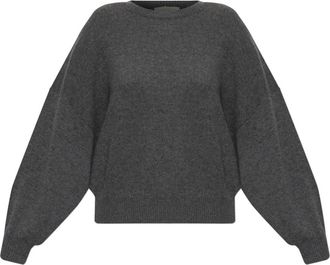 Lisa Yang Veira Sweater - Dames - Cashmere truien - Grijs - S - Kasjmier - Truien & Vesten