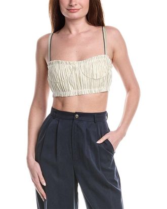 Alexis Nora Linen-Blend Top