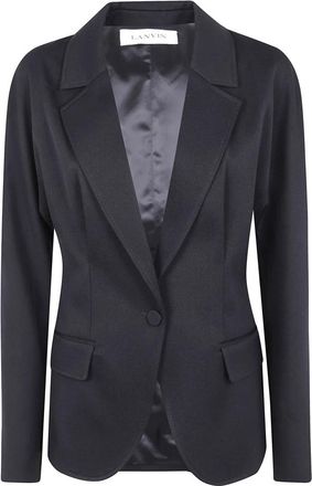 Lanvin Blazers - Dames - Blazers - Zwart - S - Jassen