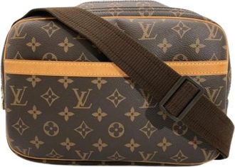 Louis Vuitton Pre-owned Monogram Canvas Schoudertas - unisex - Vintage Schoudertas - Bruin - ONE Size - Vintage