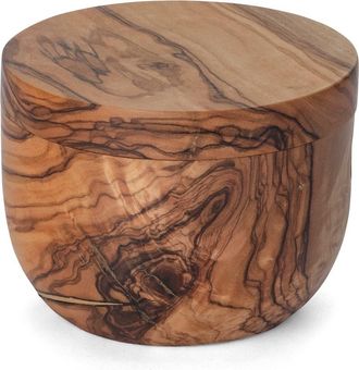 B&eacute;rard France Olive Wood Salt Keeper in Brown at Nordstrom