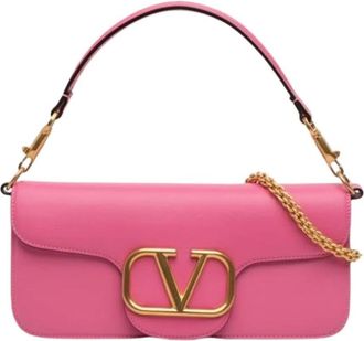 Valentino Pre-owned Loco Bag - Dames - Vintage Schoudertas - Roze - ONE Size - Leer - Vintage