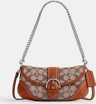 Coach Soho Bag 25 In Crystal Signature Jacquard