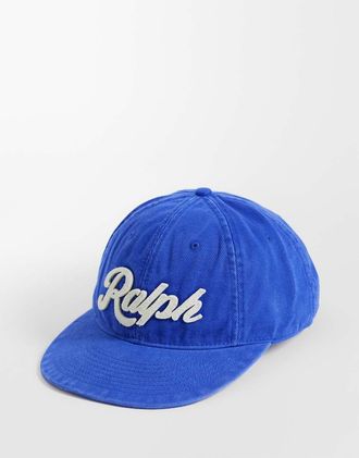 Polo Ralph Lauren Cappellino blu navy slavato con logo