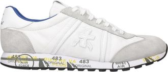 Premiata Lucy 6915 Sneaker - Heren - Sneakers - Wit - 43 EU - Katoen - Schoenen