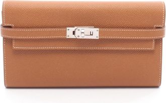 Herm&egrave;s Brown Epsom Leather Wallet (Bi-Fold) (Pre-Owned)