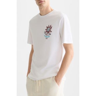 Scotch & Soda Regular Fit Graphic T-Shirt in Bright White at Nordstrom, Size Xx-Large