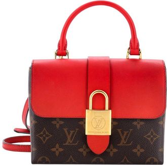 Louis Vuitton Red Monogram Canvas & Leather Locky Bb (Authentic Pre-Loved)