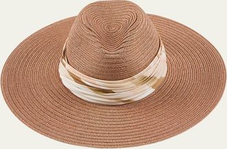 Eugenia Kim Emmanuelle Vented Hemp Packable Fedora Hat