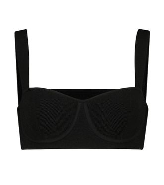 Galvan Nyx knit bralette