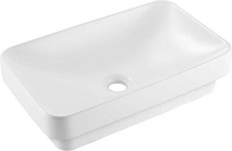 OEM Lavabo Semiencastrado Rectangular, 490 X 305 X 120 Mm, Sobre Encimera Con Un Orificio De Drenaje De 45 Mm, Moderno Lavabo Empotrado Para Espacios Pequ