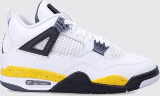 Nike Sneakers alte Air Jordan 4 Retro in pelle con design bicolore