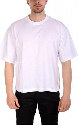 Emporio Armani Logo T-Shirt - Heren - T-shirts - Wit - M - Katoen - Tops