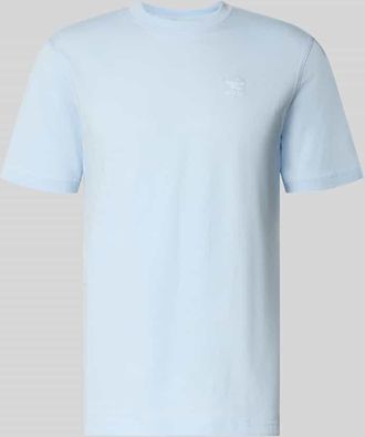 adidas Originals Regular Fit T-Shirt aus reiner Baumwolle in Hellblau, Gr&ouml;&szlig;e XXL