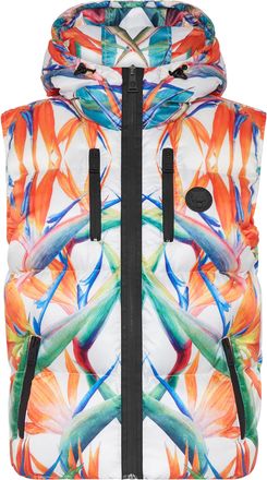 Plein Sport Lang Vest Flowers