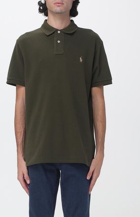 Polo Ralph Lauren Polo in cotone a maniche corte con logo Pony ricamato