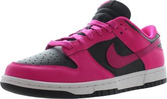 Nike Nike Womens Dunk Low Sneaker, Fierce Pink/Fireberry Black, 8.5 UK