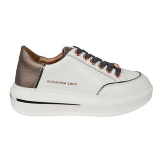 Alexander Smith Lancaster Woman Trainers White Dark Silver