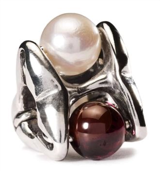 Trollbeads Womens Pure Passion Bead Charm In Silver