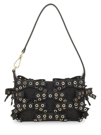 【関税&送料込】Ganni Polochon Bag Black Black Mini Polochon Bag | GANNI