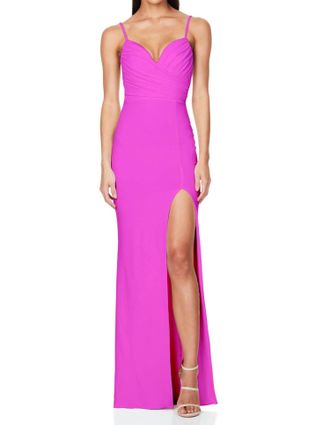 Nookie Venus Gown In Fuchsia
