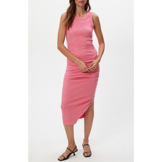 Michael Stars Wren Side Slit Sleeveless Body-Con Midi Dress in Dragon Fruit at Nordstrom, Size X-Small