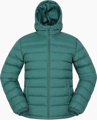 Mountain Warehouse Mens Mountain Warehouse Mens Seasons II Camo Padded Jacket - Green - Size: 38/Regular