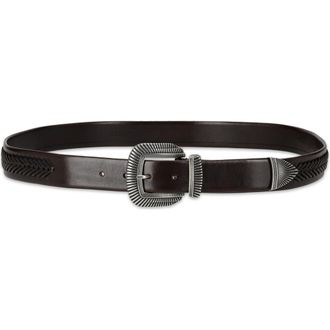 Fortela Clayton Belt in Leather at Nordstrom, Size 75