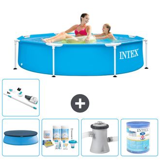 Intex Piscina Con Estructura Redonda - 244x51 Cm - 7-piezas S31422