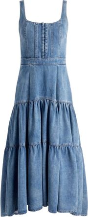 Alice & Olivia Diana midi dress - Blue