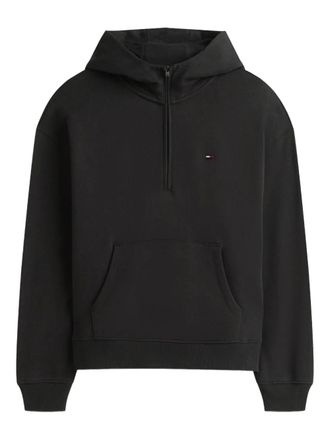 Tommy Jeans half-zip hoodie - Black