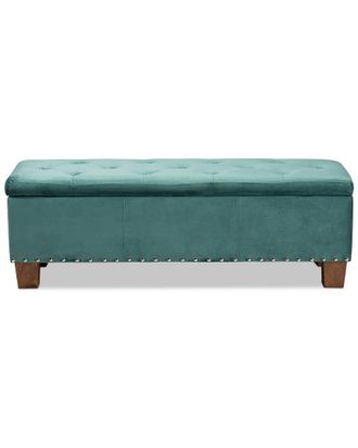 Baxton Studio Dnu Baxton Studio Hannah Button-Storage Ottoman Bench