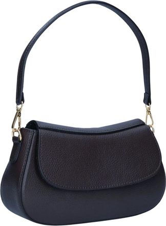 Notre-V Diara Schoudertas - Dames - Schoudertassen - Blauw - ONE Size - Leer - Tassen