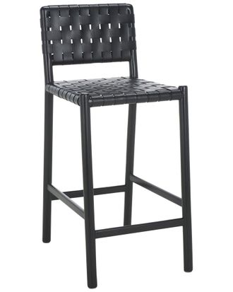 Safavieh Couture Jeremiah Woven Leather Counter Stool