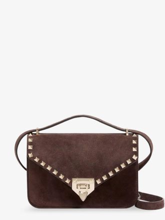 Valentino Garavani Borsa a tracolla Rockstud in suede - VALENTINO GARAVANI - gender_Woman