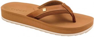 Cobian Womens Reya Rise Flip-Flop Sandals In Tan