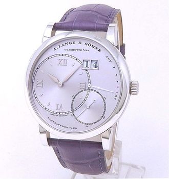A. Lange & S&ouml;hne Pre-owned A. Lange & Sohne Grand Lange 1 Silver Dial Mens Watch 115.026