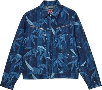 Kenzo Denim Jas - Heren - Spijkerjassen - Blauw - S - Denim - Jassen