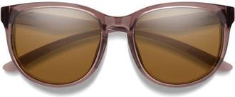 Smith Lake Shasta 56mm ChromaPop Polarized Sunglasses in Rosewood Crystal/brown at Nordstrom