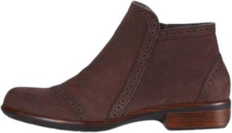 Naot Womens Nefasi Booties In Coffee Bean Nubuck