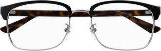 Gucci GG0934OA006 Rectangle Full Rim Eyeglasses - Black